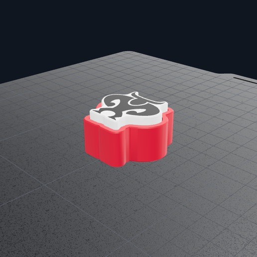 Halloween Fidget Clicker - minotaur  (Includes SVG File + Editable Bambu Studio Color Project)