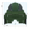 front.png Desktop Tank (Print-in-Place)