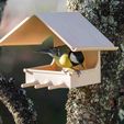 _DSC1378--2.jpg Fichier STL gratuit Mangeoire à oiseaux Support boule de graisse / Bird feeder fat ball holder・Objet imprimable en 3D à télécharger