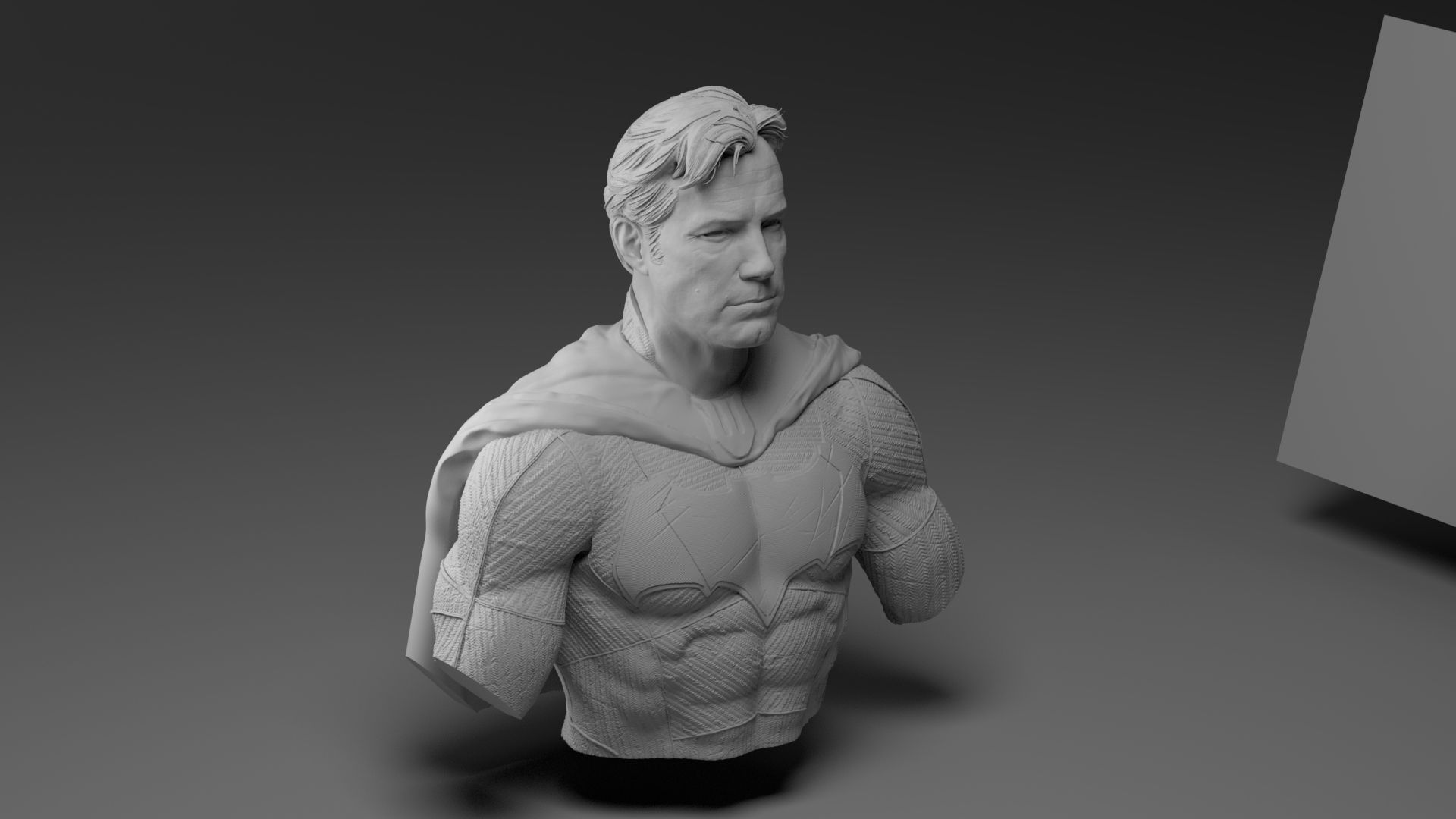 Скачать файл Obj Ben Affleck Batman Without Mask Batman V Superman 3d Print Model • Форма 8123