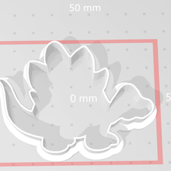dino.png STL-Datei cookie cutter dino・3D-Druckvorlage zum Herunterladen, satis3d