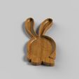 ornek.46.jpg Rabbit Serving Tray, Cnc Cut 3D Model File For CNC Router Engraver, Plate Carving Machine, Relief, serving tray Artcam, Aspire, VCarve, Cutt3D