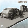 7.jpg Carcass of Audi Q5 and modern cars on road (7) - Cold Era Modern Warfare Conflict World War 3 Afghanistan Iraq