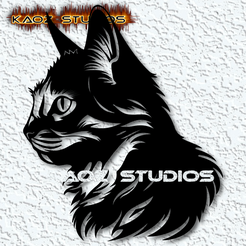 project_20231013_0835255-01.png esponjoso gatito arte de la pared realista gato decoración de la pared 2d arte animal