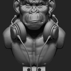 front.jpg Archivo STL Monkey Rude・Plan de impresión en 3D para descargar