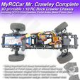 MRCC_MrCrawley_Complete_27.jpg MyRCCar Mr. Crawley Complete. 1/10 Customizable RC Rock Crawler Chassis with Portal Axles and Gearbox