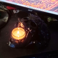 image.png Demon - Gothic Halloween candle holder