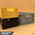 Stackable-2.jpg 3D Printable Stackable Foldable Storage Crate