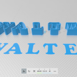 Walter-6.png NAME WALTER W A L T E R IN CAPITAL LETTERS FOR CARAMELERA CAPITAL LETTERS