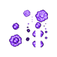Action Figure explosion flame Effect part3-w-missle.obj -AFEF03- Action Figure explosion flame effect 03 with missile smoke 3D print Files