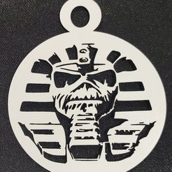 BouleEddiePowerslave.jpg Christmas bauble Eddie Iron Maiden Powerslave