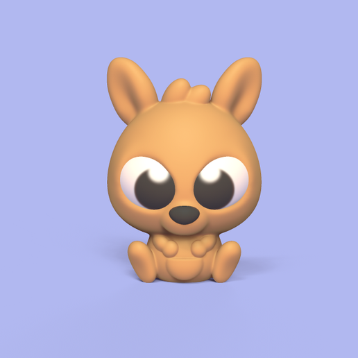Baby Kangaroo 3D model