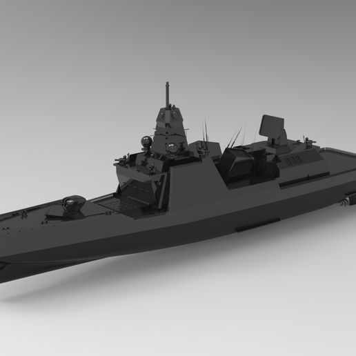 3D file Warship 🎲 ・3D printable model to download・Cults