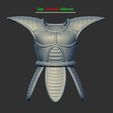 17.JPG Vegeta Armor - Dragon ball Z - For Cosplay - version 2 3D print model