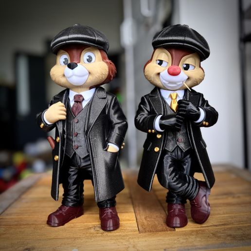Chip N Dale Peaky Blinders Urban Vibes Fan art (no ams-multiparts/3mf)