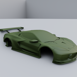 1.png STL file Chevrolet Corvette C8R 2020・3D printing model to download