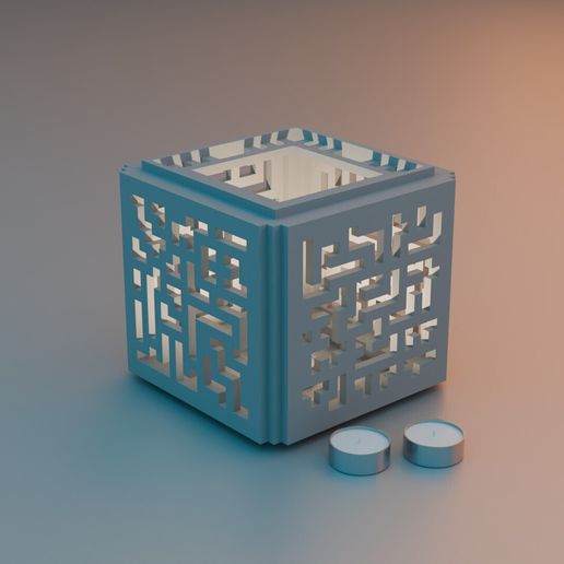 🕯️ GlowMaze Cube - Caja modular de luz LED y velas (sin soportes ...