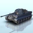 1.jpg Fichier STL Panzer VI Tiger II Königstiger (Henschel turret) - WW2 German Flames of War Bolt Action 15mm 20mm 25mm 28mm 32mm・Objet imprimable en 3D à télécharger, Hartolia-Miniatures