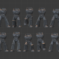 bodies.png Free STL file Retro Renegade Bodies [NuScale]・3D print model to download