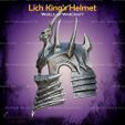 4.jpg Lich King Helmet Cosplay World Of Warcraft - STL File