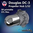 Douglas DC-3 Propeller Hub 1/32 C1 PM elalairlel(= —_ STL files r F oS la Douglas DC-3 Propeller Hub 1:32 3D print model