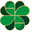 trevo3.png shamrock keychain, 3 models