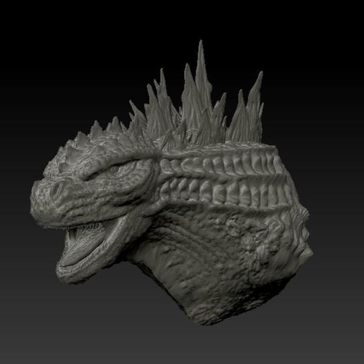 Godzilla bust 3D model