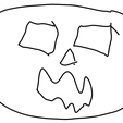 Scary_Face_Sketch.png Jack-O'-Lantern Scary Face