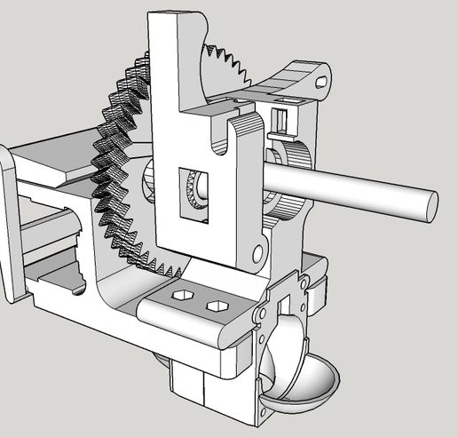 Gregs wade extruder 3D model