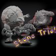 Stone-trio.jpg Pokémon Package - Graveler, Geodude 2 poses, and Golem