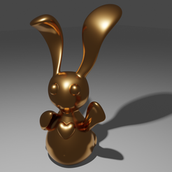 RL02.png Fichier STL lapin d'amour・Modèle pour imprimante 3D à télécharger