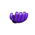 hand_right.stl Free STL file Dudley Do-Right・Design to download and 3D print
