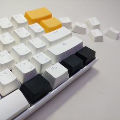 bottom-row-r1.25b.jpg STL-Datei Leere Schlüsselkappe untere Reihe 1.25u kostenlos・3D-Druck-Modell zum herunterladen