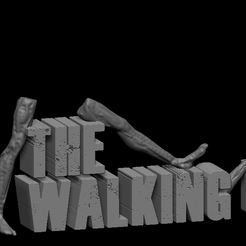 1.png STL file The Walking Dead・3D print design to download