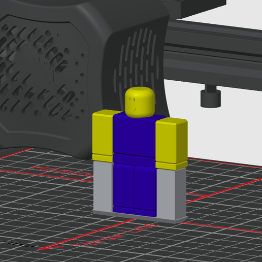 🧸 Roblox Block Rig 50mm・Free 3MF File for 3D printing・Cults