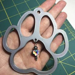 3D-Printed-Paw-Print-with-embellishment.jpg PAW PRINT with hook space for embellishment
