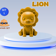Lion-S.png Mini animales lindos - Set 1 - Comercial