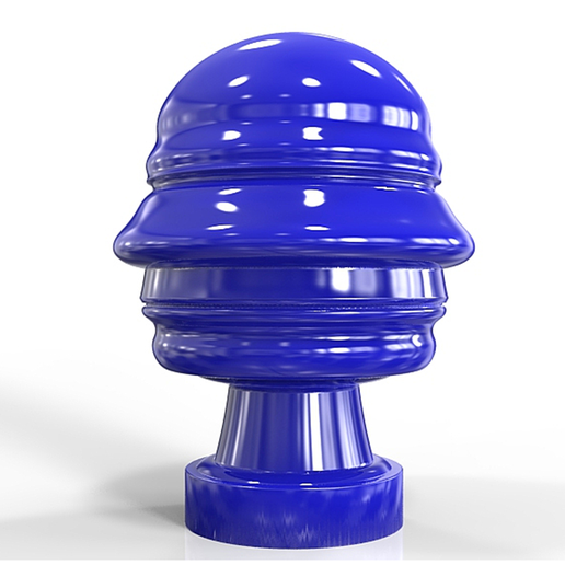 Futuristic bust of Silvio Berlusconi - 3D model önizlemesi