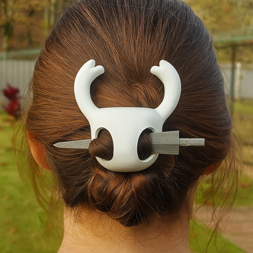 Hollow Knight Accessories: Knight's Mask & Stinger / Hollow Knight Accessories: Knight's Mask & Nail 🛡️ - 3D model önizlemesi