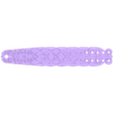 Strapswirly_Top.stl Ornate Swirls Guitar Strap