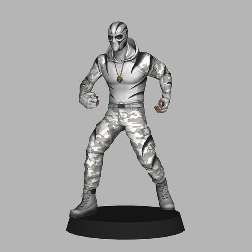 WHITE TIGER - DAREDEVIL BORN AGAIN - LOW POLYGONS AND NEW EDITION 3D model