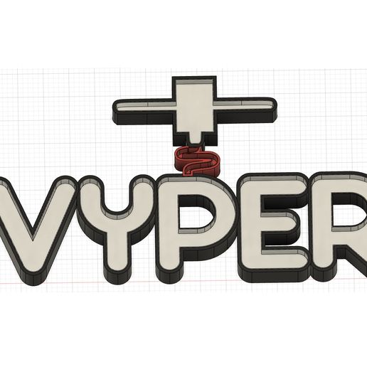 LED lamp Vyper 3D model