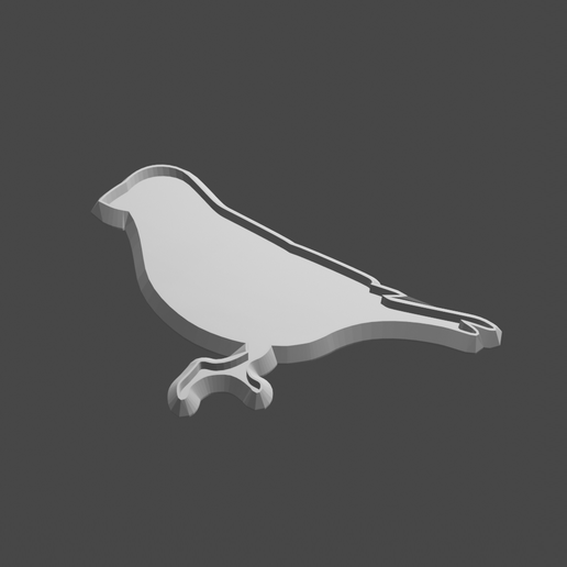 🐦 Bird Shaped Clay Cutter・Free STL File for ・Cults