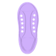 montessori_shoes_flat_right.stl 蒙台梭利儿童玩具 - 系带鞋 - 蒙台梭利系带游戏