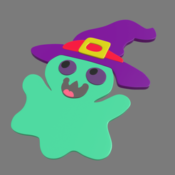 Halloween_Character_Candy_02_Render_01.png Fichier STL Halloween Candy Character Cookie // Design 02・Plan pour impression 3D à télécharger