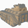 Gatling-Tank-002.png Machine Gun Tank - Perfect for Scifi Games