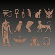 egy.jpg Ancient Egyptian traditional set of 13 model for decoration of ancient art