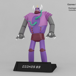ozones_b3-mazinger_z-3d_01_cleanup.jpg Mazinger Z Ozones B3 Robot stl File For 3D Printing
