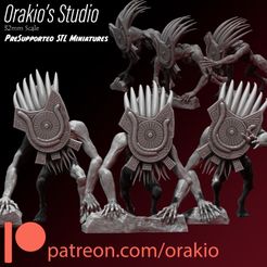 Orakio’s Stuaio eke Pa TST aes ML patreon.com/orakio 3D file Masked Beasts・3D printable design to download