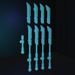 EnergieSpeere.png 3D file Mongols Power Spears・Template to download and 3D print